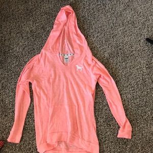 Coral hoodie